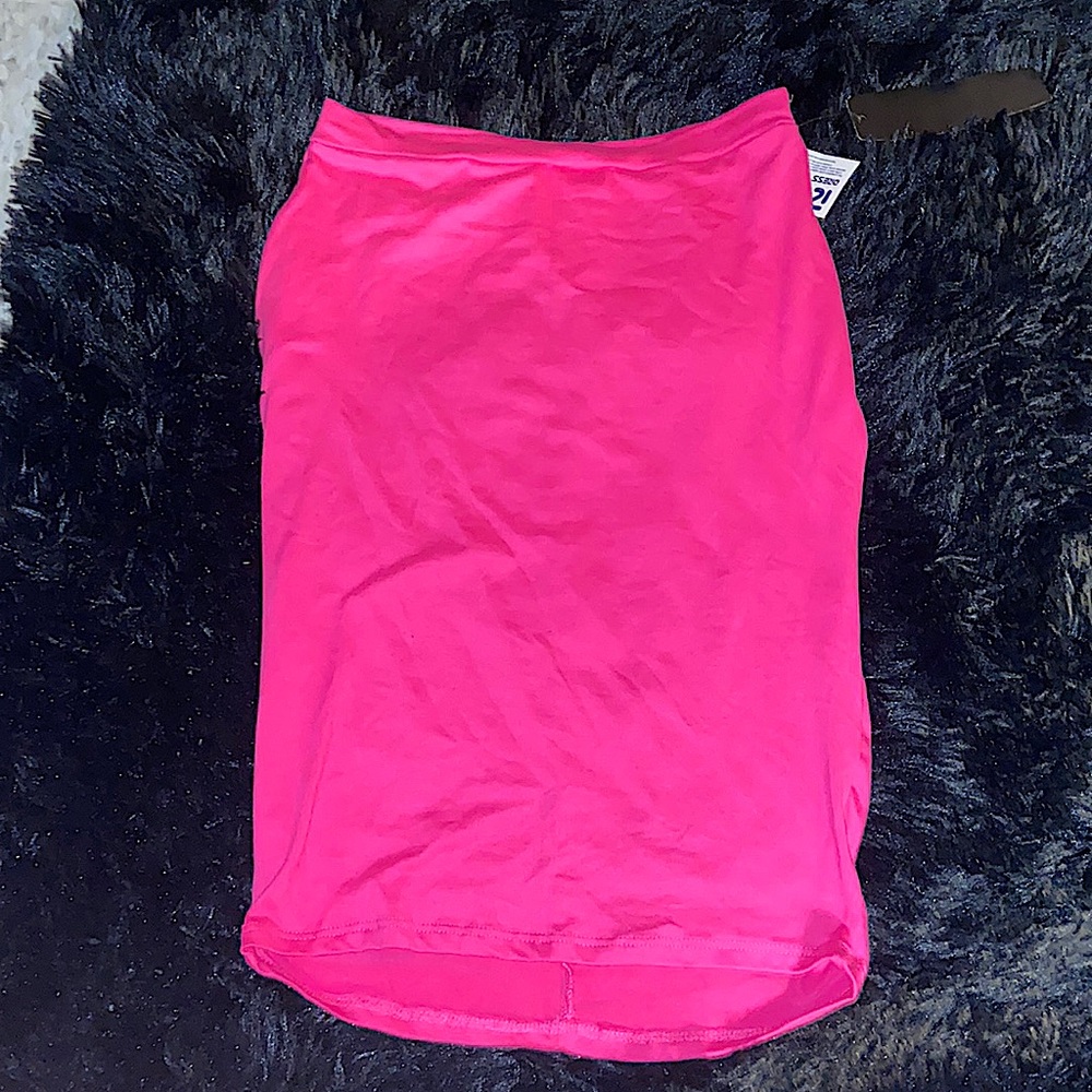 PINK SKIRT - LONG THIN SKIN TIGHT